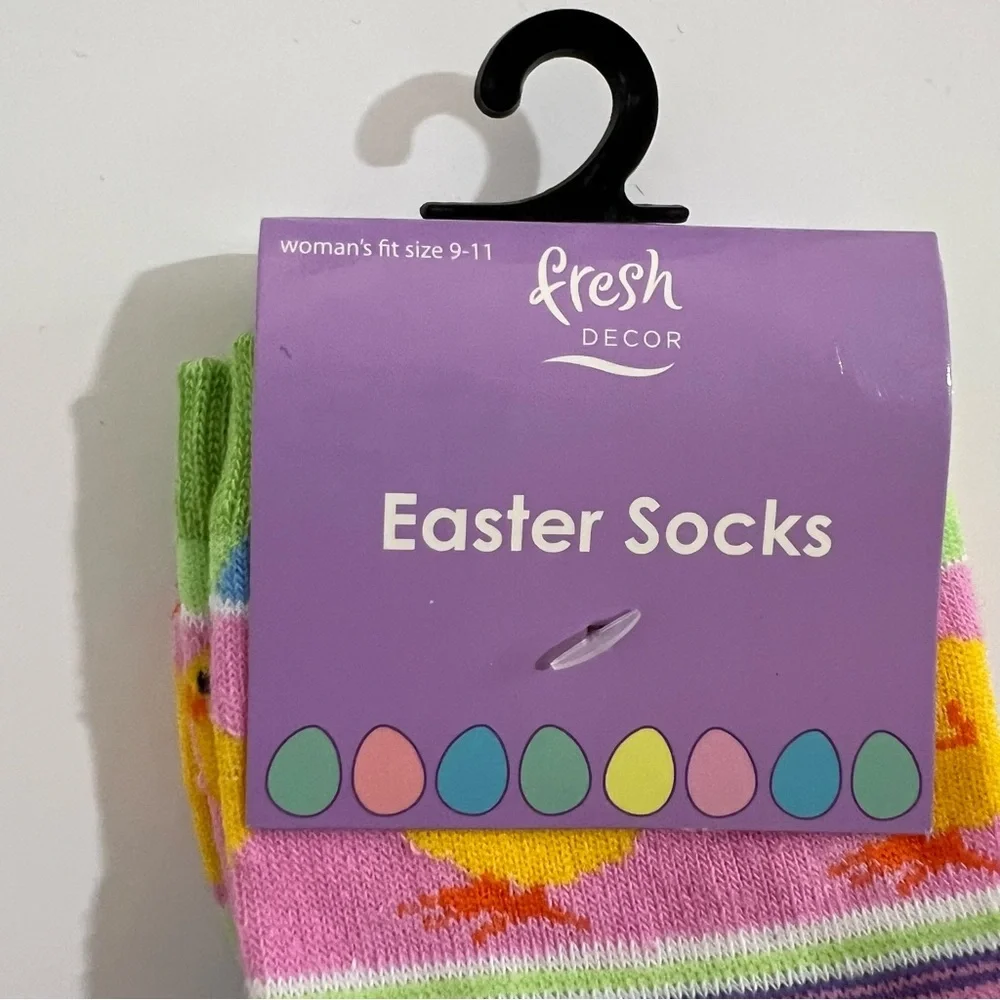 Fresh Decor Spring Easter Fashion Socks New Size 9-11